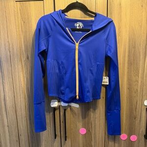 Free People FP Movement Playing for Keeps Track Jacket Size Small